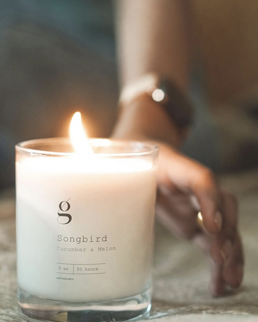 scented soy candle